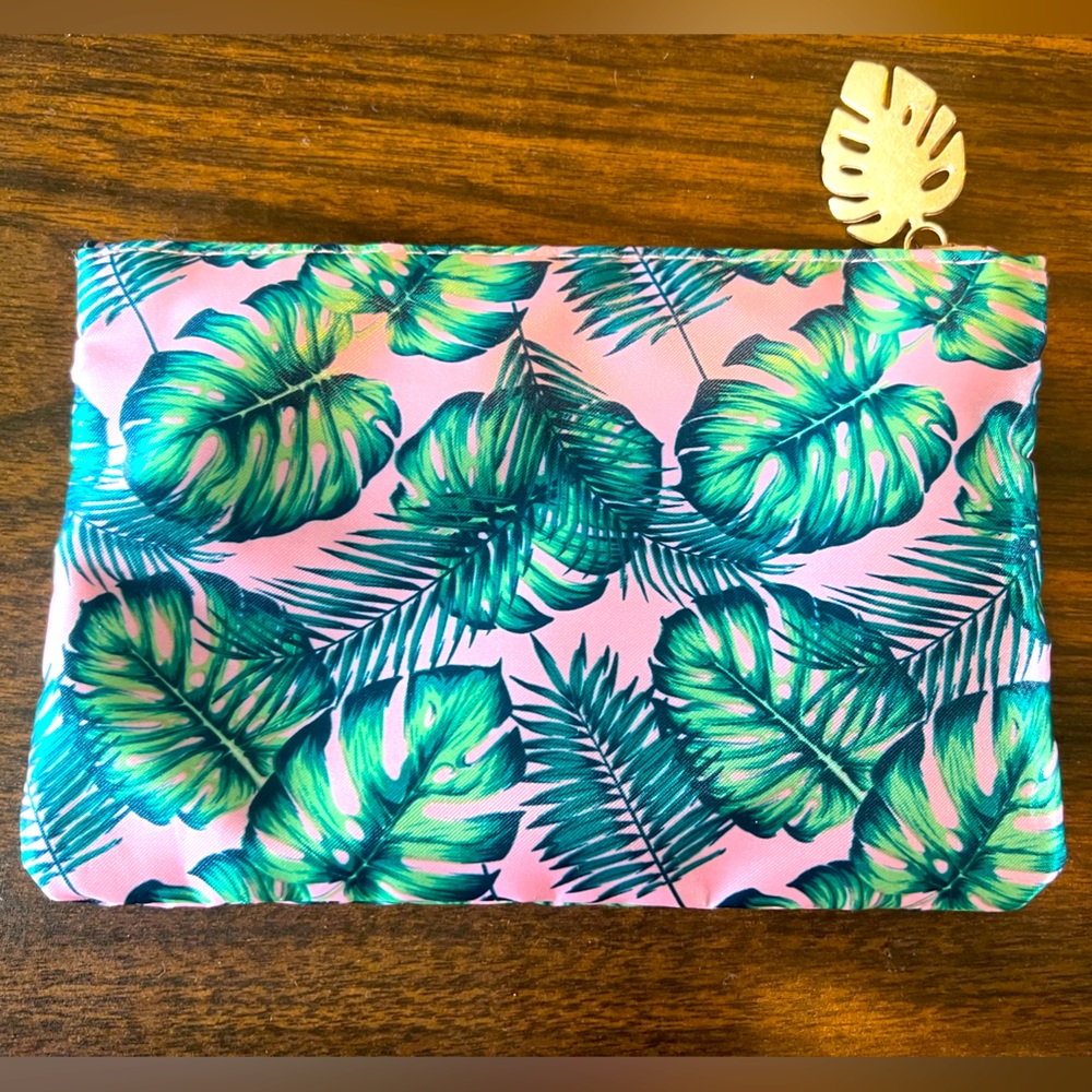 Makeup Pouch Palm Tree Tropical Small Bag IPSY bag